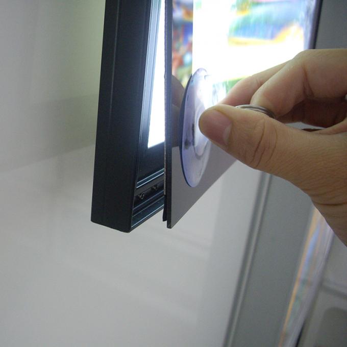 Le double a dégrossi Lightbox avec le cadre instantané, panneau d'affichage mince acrylique de lumière de LED