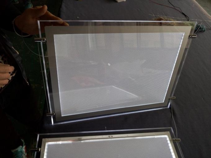 Affichage en cristal de caisson lumineux du cadre de tableau LED pour la publicité de Real Estate