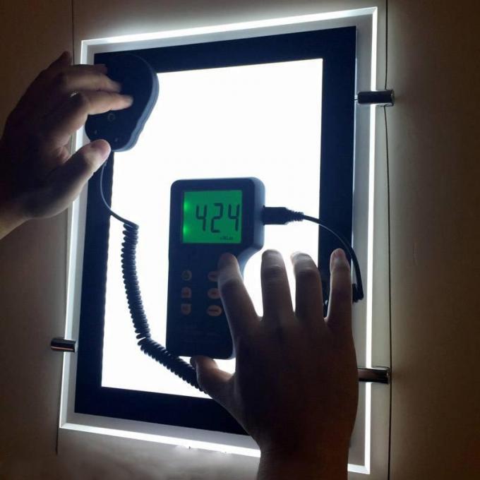 Le caisson lumineux de Real Estate LED/la poche acryliques lumière de la fenêtre LED montre petit