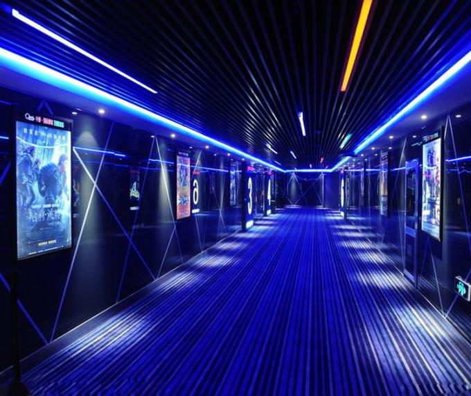 Grand caisson lumineux magnétique d'affiche d'A0 LED, vitrine d'affiche de salle de cinéma