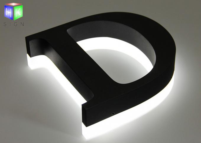 Affichage 4 cm de signes éclairé à contre-jour par LED de lettre de la Manche de la boîte LED de signe de centre commercial profondément