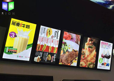 Chine Le menu de restaurant de Lightbox LED de menu embarque le cadre d'alliage d'aluminium de contre-jour fournisseur
