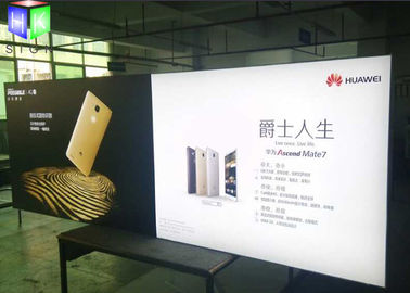 Chine 80 millimètres amincissent l'approbation intérieure de la décoration ROHS de la publicité de Lightbox de tissu fournisseur