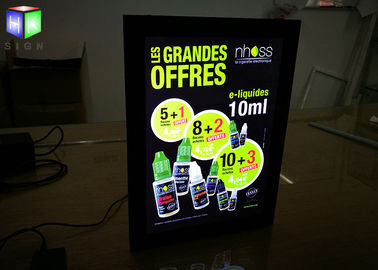 Chine Affiche magnétique de caisson lumineux de la publicité d'hôtel Frameless avec la feuille acrylique fournisseur