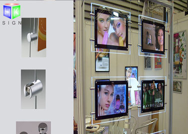 Chine Le double accrochant de caisson lumineux de cadre d'affiche de LED a dégrossi vitrine d'affiche de film fournisseur