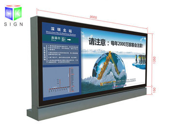 Chine Grands supports d'affiche de fenêtre de mur, caisson lumineux 3000 x 1500mm d'aéroport pour la publicité fournisseur