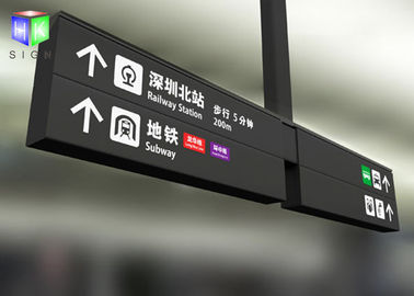 Chine Signes faits sur commande en aluminium de caisson lumineux de la publicité, grand Lightbox à angle droit fournisseur