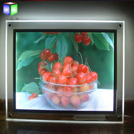 Chine Le cristal d'intérieur acrylique de la publicité a mené le caisson lumineux pour l'affichage de cadre de tableau fournisseur
