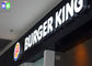 Plancher tenant les signes allumés extérieurs pour l'écran en soie Burger King d'affaires fournisseur